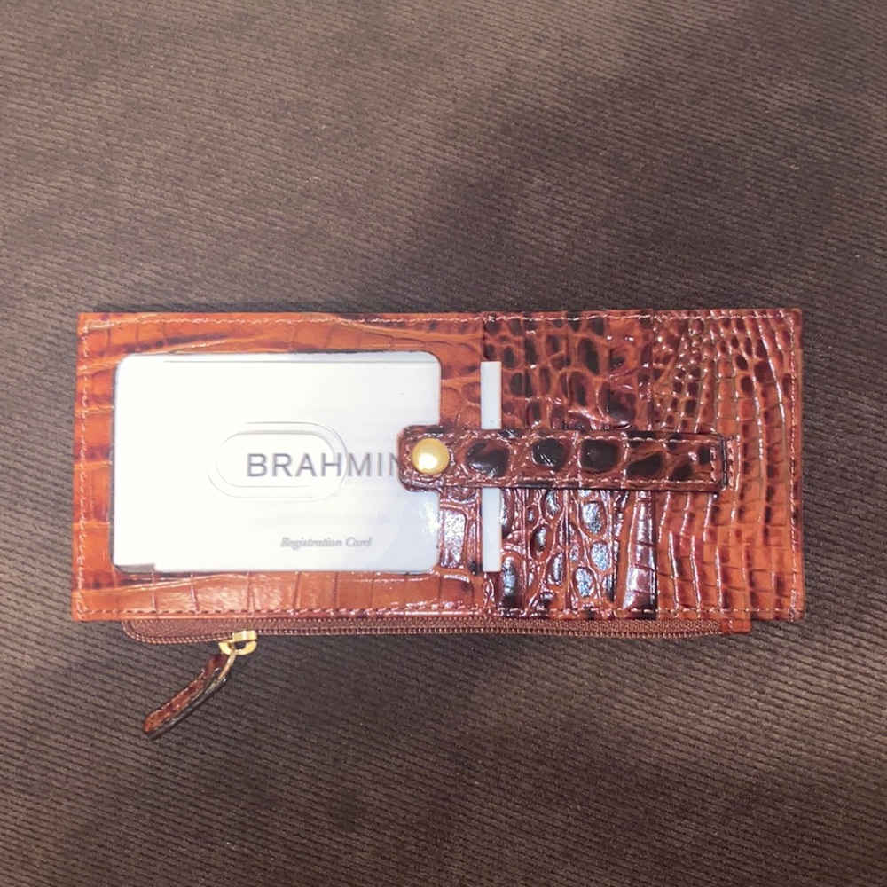 Credit card leather wallet.